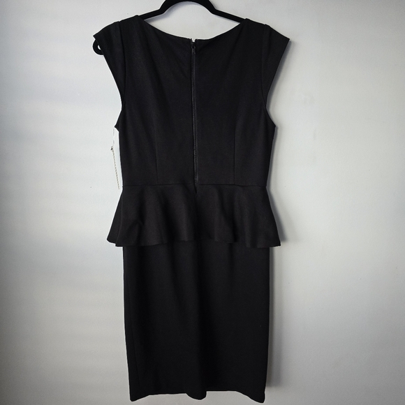 Alice + Olivia Elegant Black Peplum Dress 12 - Picture 10 of 12